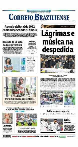 Confira a Capa do Jornal Correio Braziliense do dia 07/11/2021