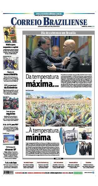 Confira a Capa do Jornal Correio Braziliense do dia 20/05/2022