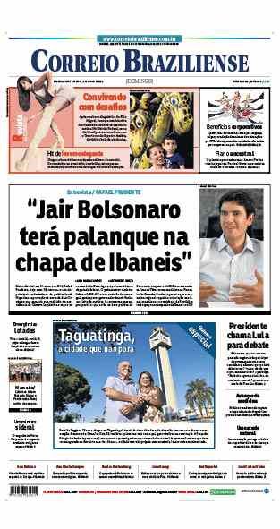 Confira a Capa do Jornal Correio Braziliense do dia 05/06/2022