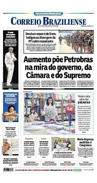 Confira a Capa do Jornal Correio Braziliense do dia 18/06/2022