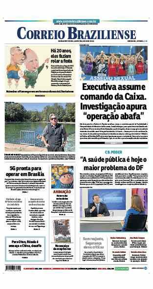Confira a Capa do Jornal Correio Braziliense do dia 30/06/2022