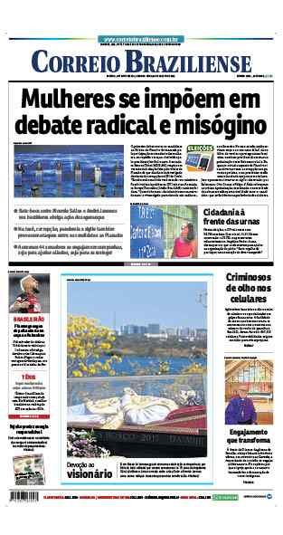 Confira a Capa do Jornal Correio Braziliense do dia 29/08/2022