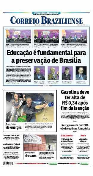 Confira a Capa do Jornal Correio Braziliense do dia 01/03/2023