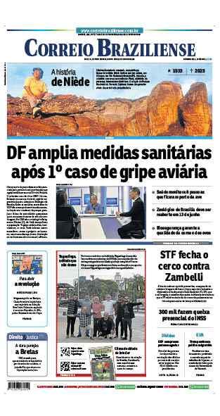 Confira a Capa do Jornal Correio Braziliense do dia 05/06/2025