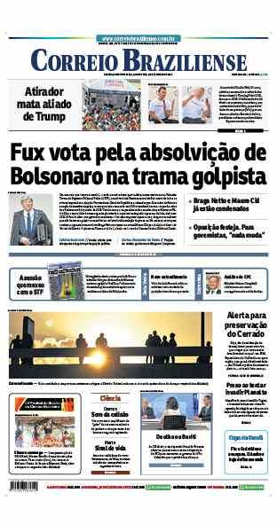Confira a Capa do Jornal Correio Braziliense do dia 11/09/2025