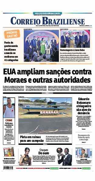 Confira a Capa do Jornal Correio Braziliense do dia 23/09/2025