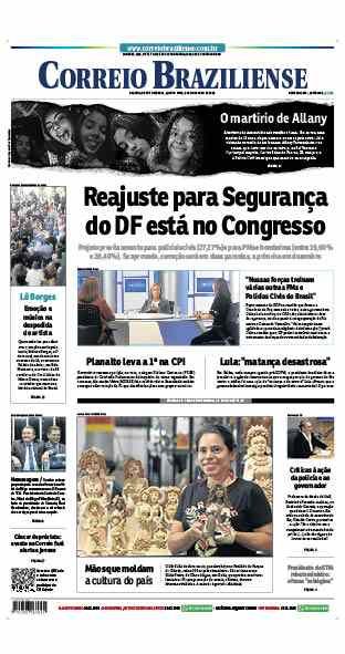 Confira a Capa do Jornal Correio Braziliense do dia 05/11/2025