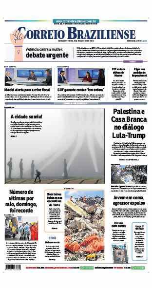 Confira a Capa do Jornal Correio Braziliense do dia 27/01/2026