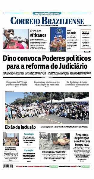 Confira a Capa do Jornal Correio Braziliense do dia 27/04/2026