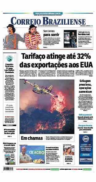 Confira a Capa do Jornal Correio Braziliense do dia 25/07/2026