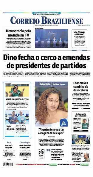 Confira a Capa do Jornal Correio Braziliense do dia 24/08/2026