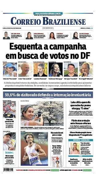 Confira a Capa do Jornal Correio Braziliense do dia 06/09/2026